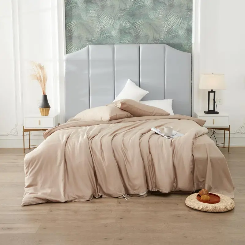 Высококачественное одеяло из 100% бамбуковой ткани с вышивкой чехол в скандинавском стиле комплект пододеяльников королевского