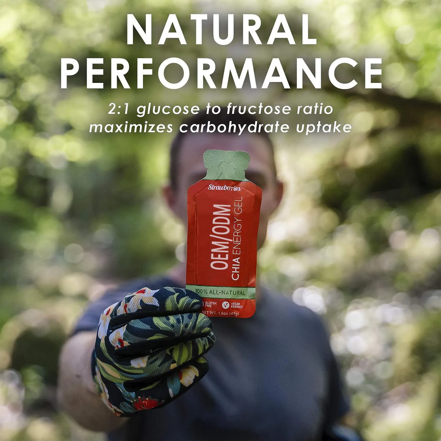 Private Label Energy Gel Energy supplement for endurance workouts for men and women