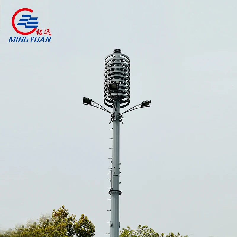 Custom design Monopole Tower Galvanized Wifi Tower