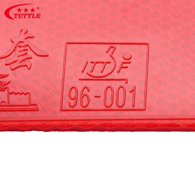 
TUTTLE Custom Print Logo ITTF Approval Ping Pong Racket Rubber Mat Table Tennis Paddle Rubber Professional 