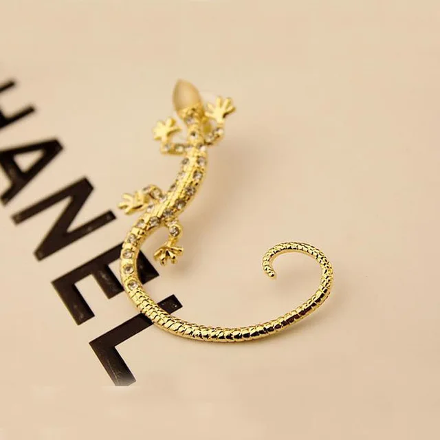 Hip Hop Nightclub Earring Wear Punk Lizard Gecko Ear Hook Ear Hanging