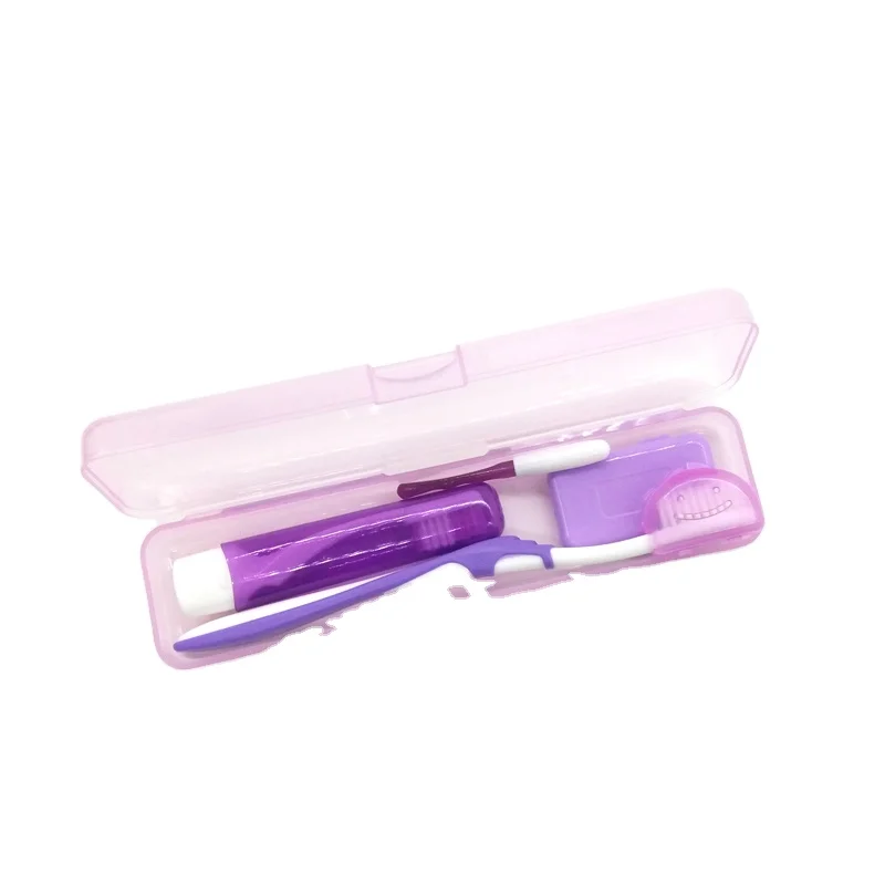 Tribest-Kit de cepillo de dientes con tirantes de acero para limpieza, set de 4 cepillos para el cuidado bucal, para ortodoncia