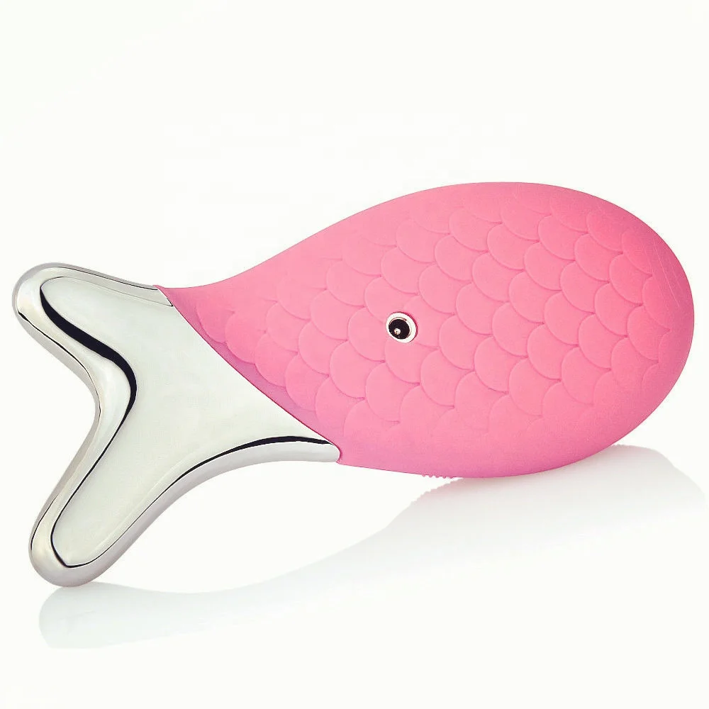 
mini Fish model Cleaning Scrubber Free Pore Face Clean Brush Electric Waterproof Facial Cleansing Brush machine 