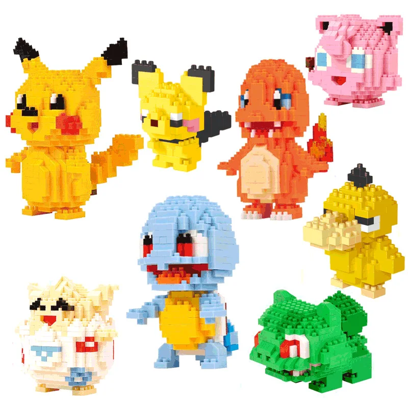 21 of 43 Pokemoned LNO Mini Diamond Building Blocks Mini assembly Pokemons blocks diy toys Adult Diamond blocks 219-248