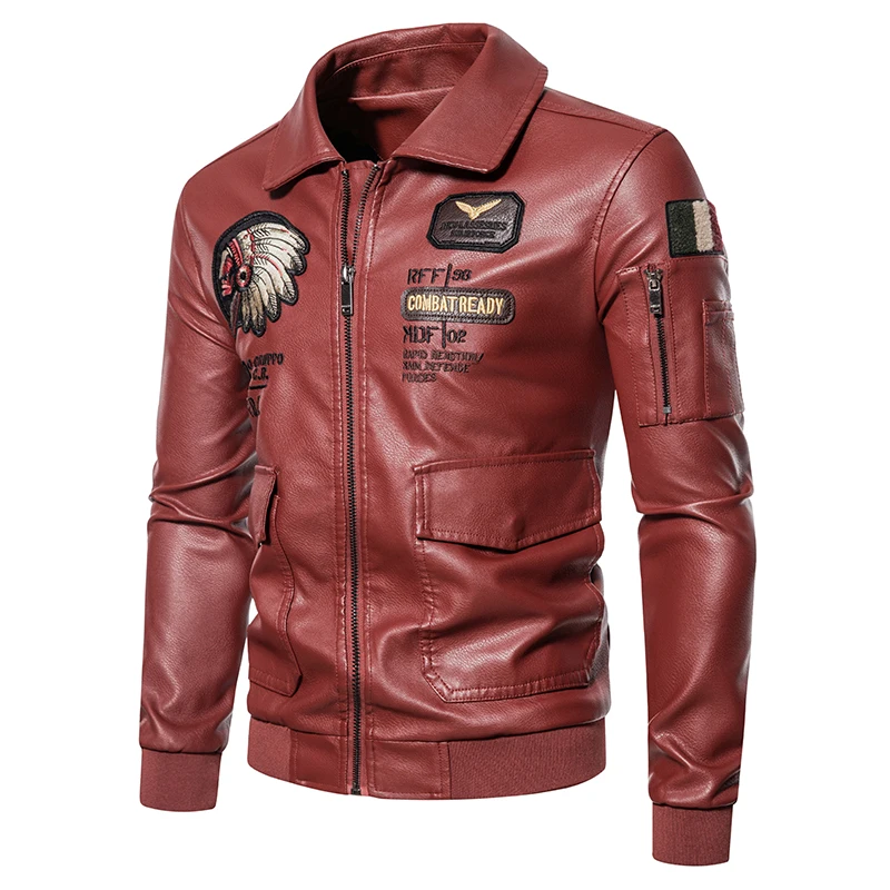 Wholesale Embroidery Patch Jacket Leather Sleeve Sports Baseball Jacket Men Letterman Jacket