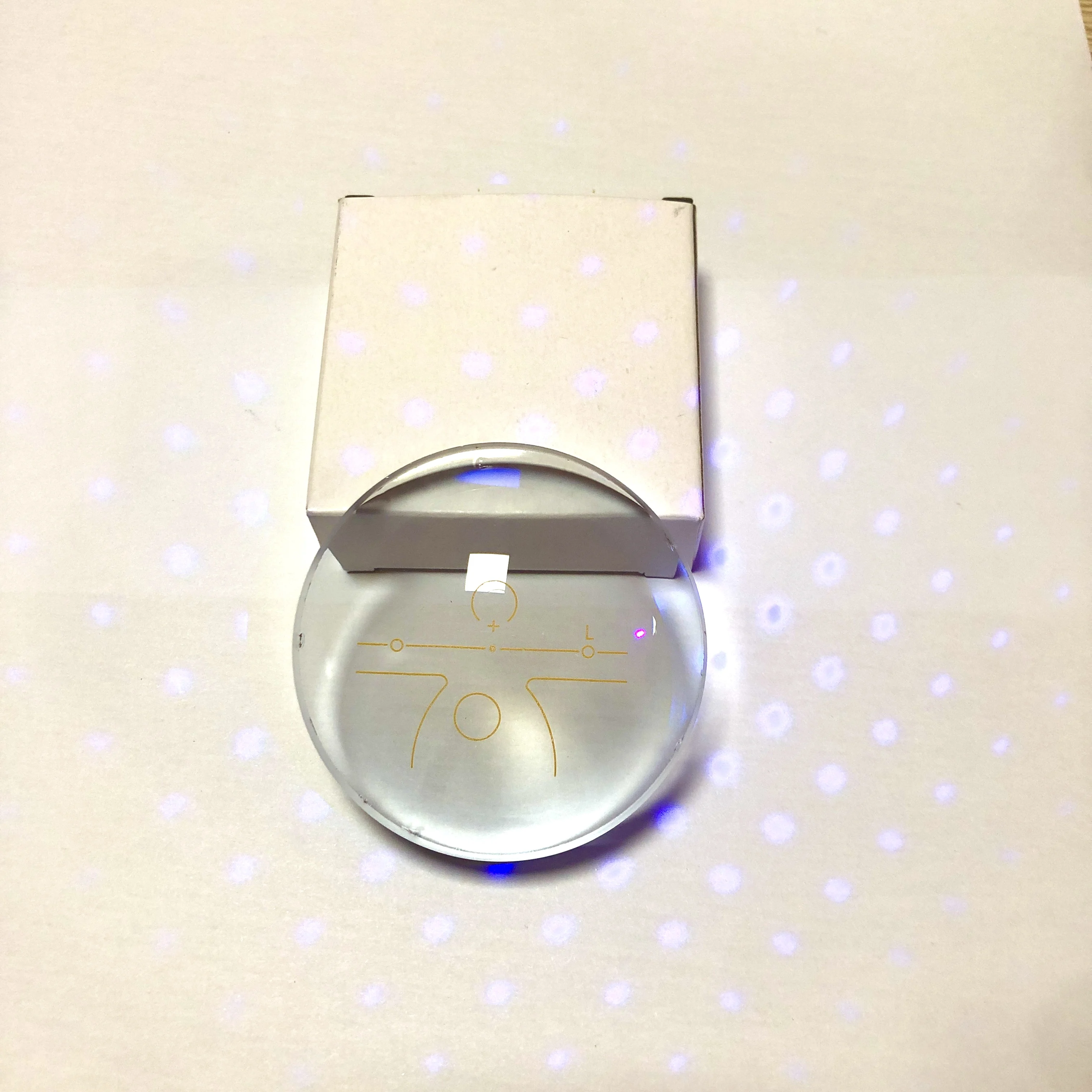 China Optical Lens 1.56 Progressive Anti Blue Ray Filter Blue Cut HMC Blue UV420 Multifocal Semi Finished Optical Lenses Blanks