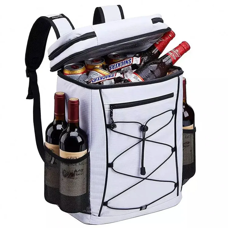 Wholesale Large Capacity Insulated Leakproof Picnic Cooler Backpack for Beach Camping Hiking Fishing