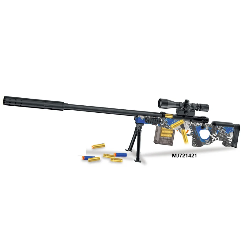 EVA safe plastic shooting toys M24 shell ejection soft bullet gun sniper gun soft bullet gun toy for kids 14+years