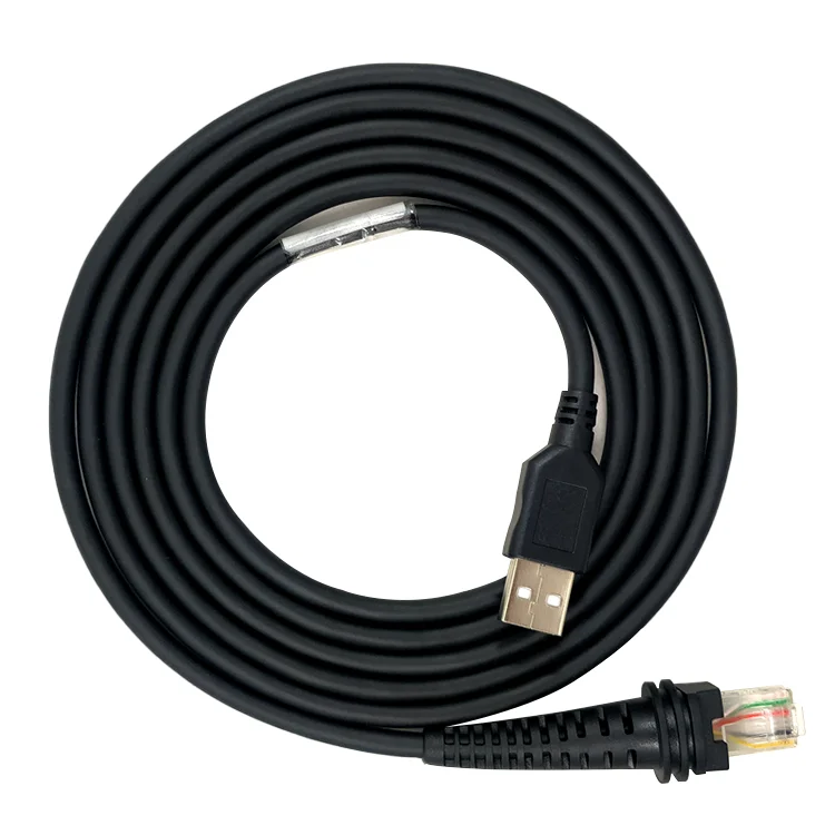  Quality Cable 2m 3m 5m USB to Rj45 male POS Cash Register for Honeywell 1900 1902 Barcode