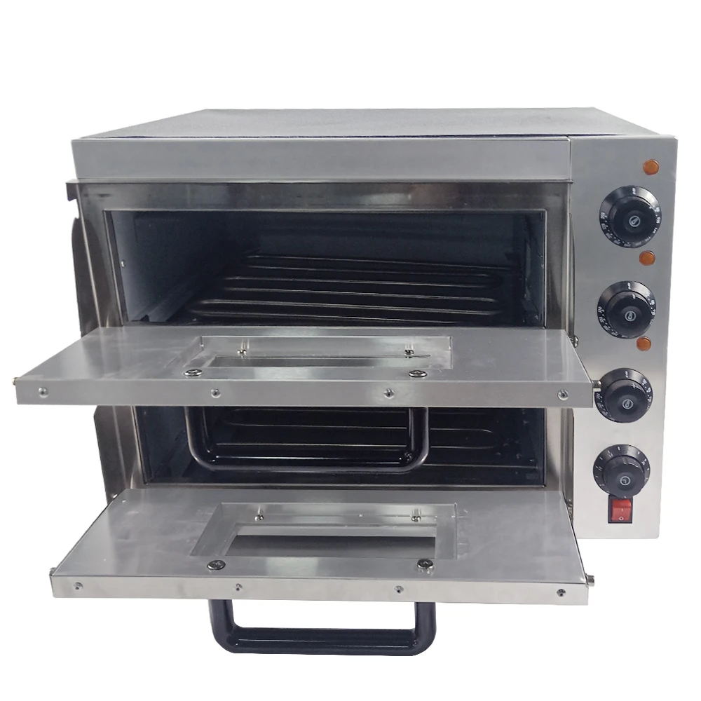 Restaurant Commercial Automatic Pizza Maker Double Layer Electric