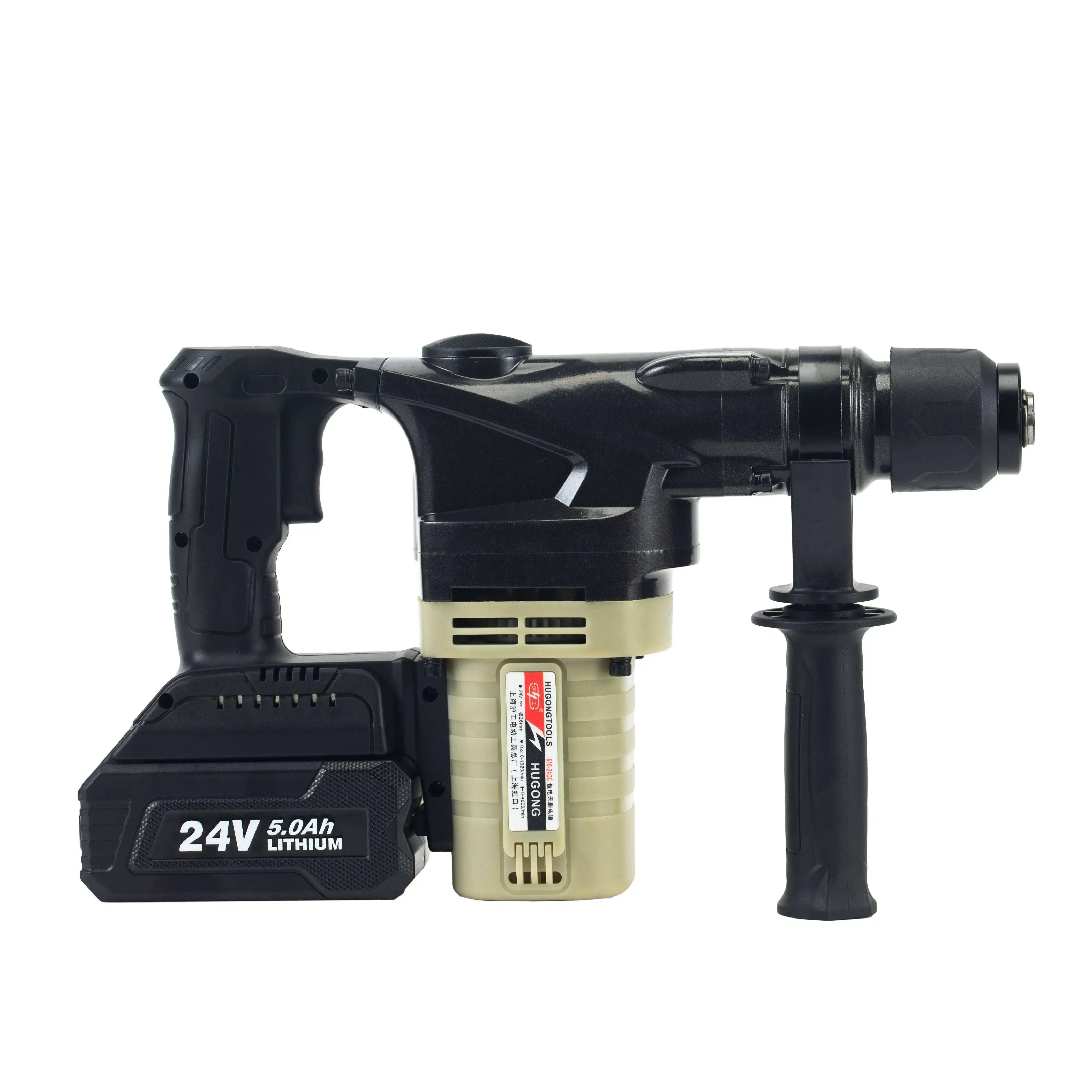 China Manufacturer Small Power Wireless Drill Rotary Hammer 900w 5000mah Power Tools Battery Powered Hammer