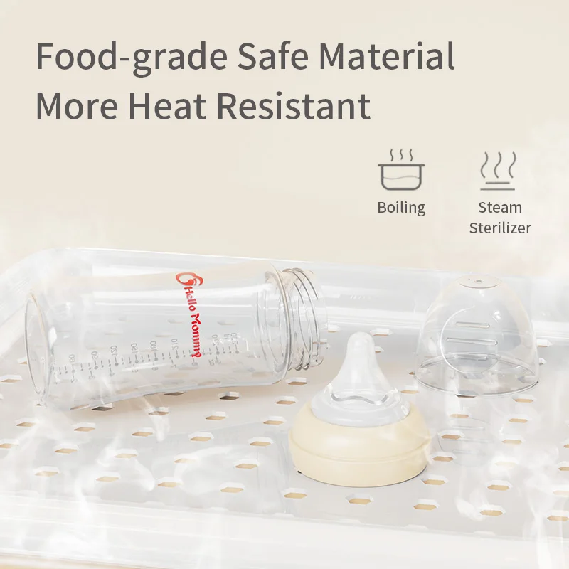 2024 New Newborn Baby Pp Feeding Bottle Oem Odm Wide Neck Baby Feeder Bottle Bpa Free Anti Colic Baby Bottle Milk Feeding