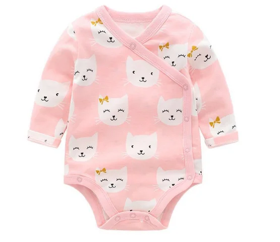 Hot sale baby clothing cotton 3-24M bodysuit infants wear newborn size with full prints