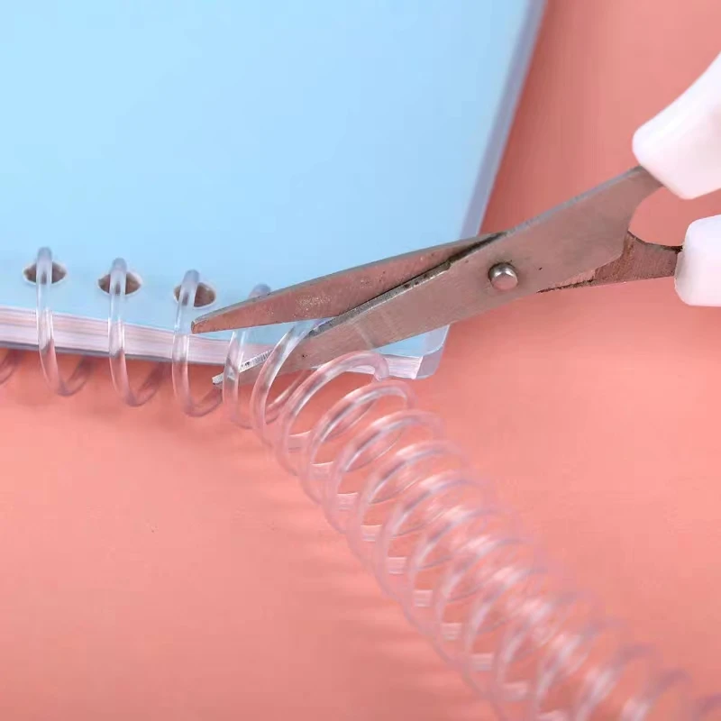 PVC Material Spool Filament Plastic Binding Spiral Coil for Office & School Supplies