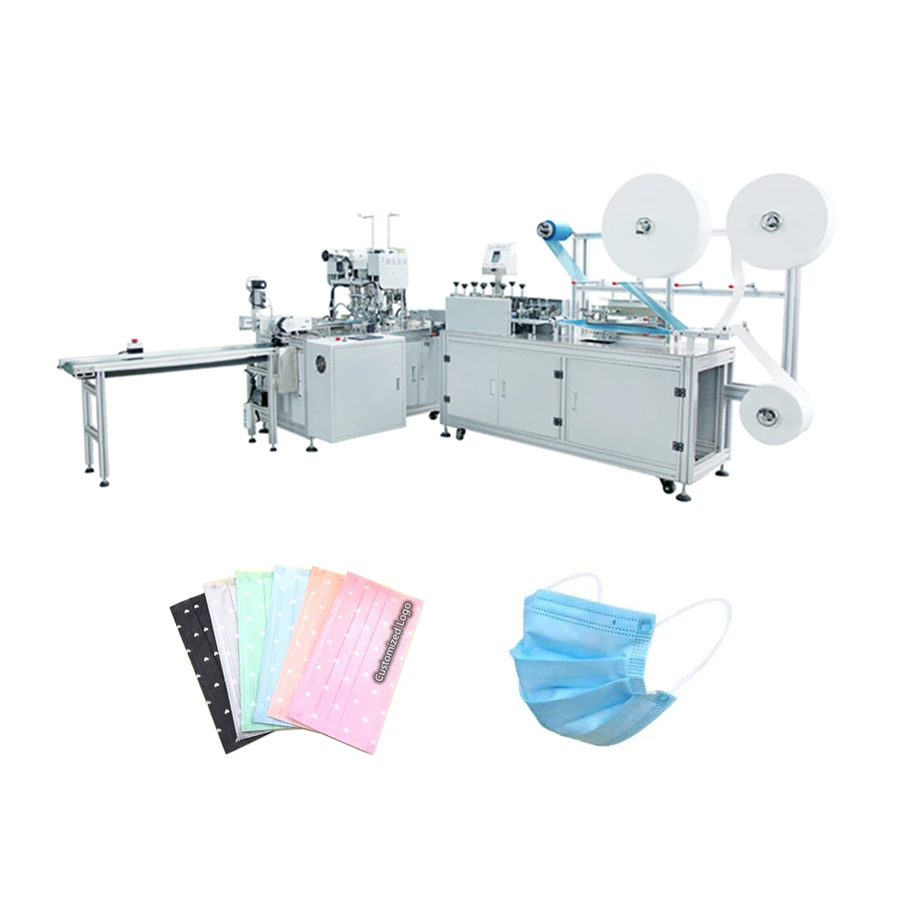 Mask making machine fully automatic flat face mask slicing making production machine