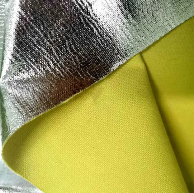 Aluminized Kevlar cloth fireproof cloth