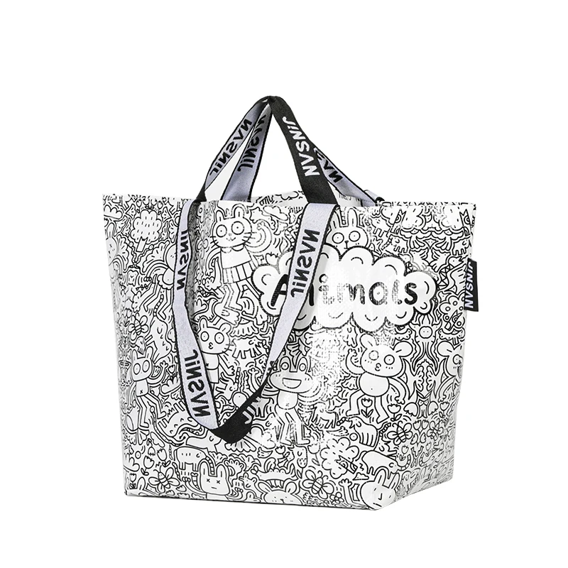 New Arrival High Quality Promotional Reusable Eco-Friendly Advertising Tote Woven Shopping Bag