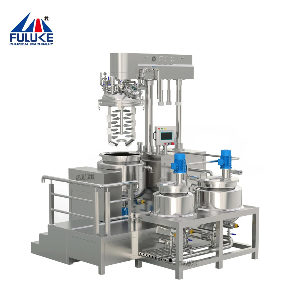 Pizza Saucemaking Machine Pissa Sauce Vacuum Emulsifying Mixer