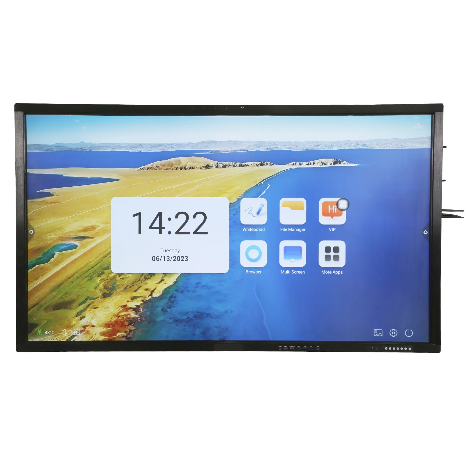 100/85/75/65 дюймов сенсорный экран интерактивная доска ЖК-дисплей Конференц-зал обучающая классная умная интерактивная доска