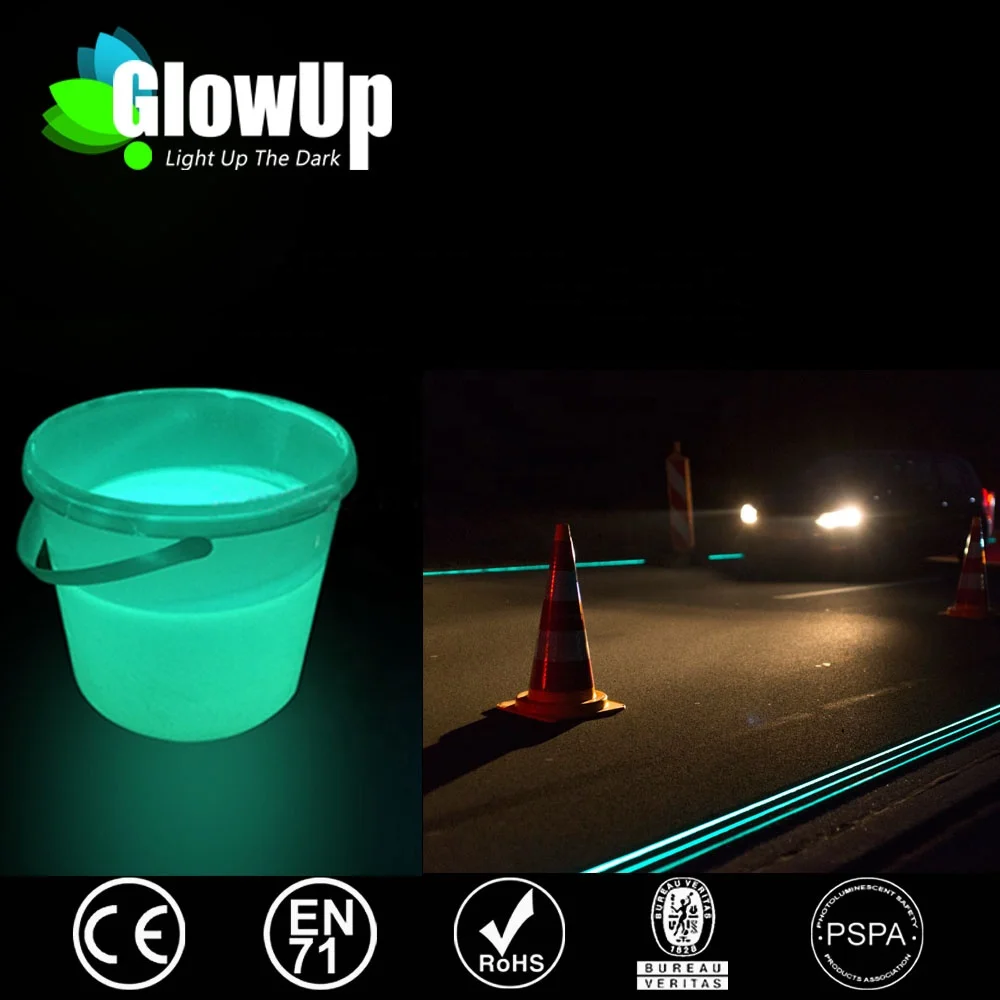 High Luminous Water Based Acrylic Fluorescent Glow Oil Paint