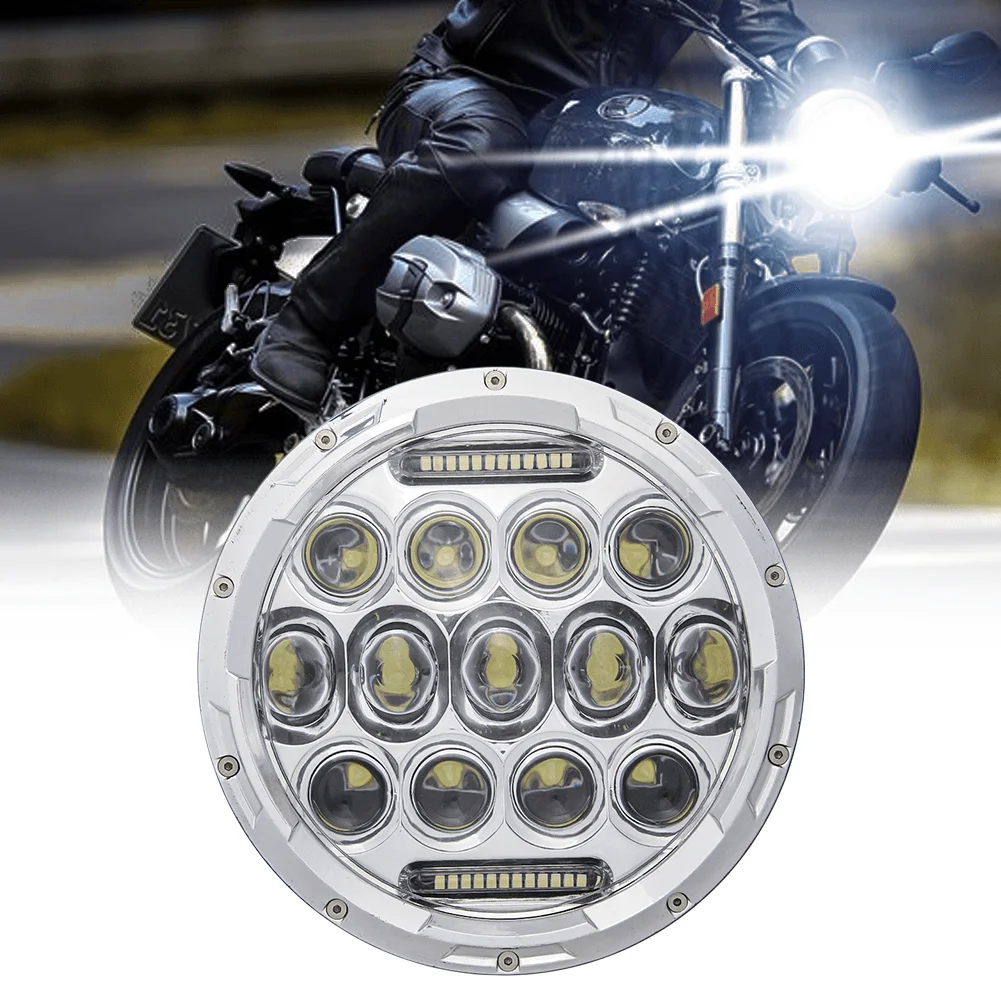 Vento faros hilux,redondo faro auxiliar car round 7 inch led headlight for jeep jk