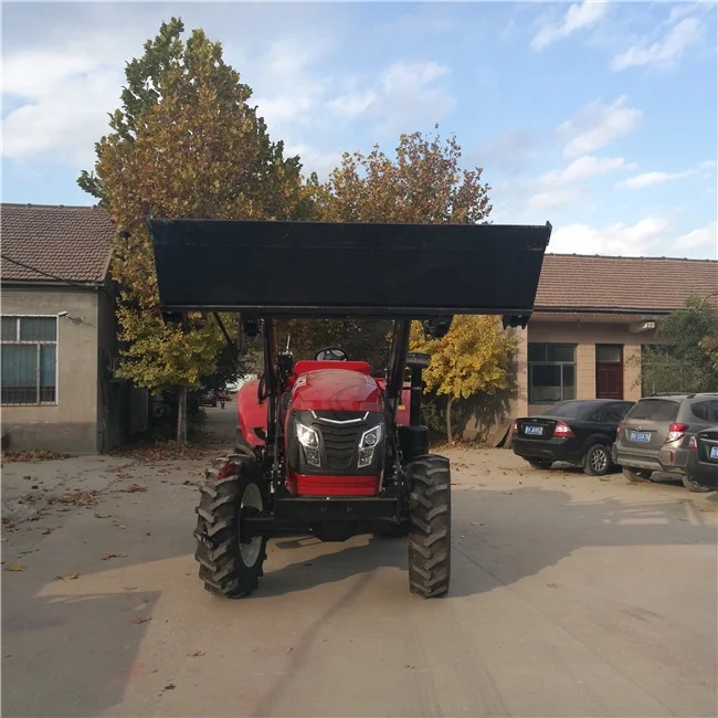 YTO 6 cylinder diesel engine 4 wheel drive tractor 120 hp with front loader