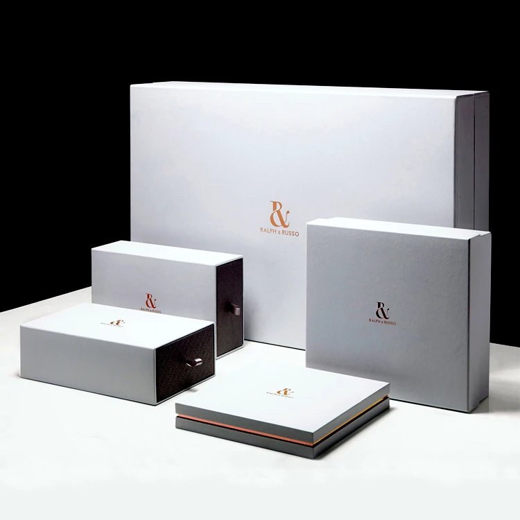 Blank Cardboard Plain Black Watch Foldable Sliding Packaging Printed Paper High Quality Jewelry Drawer Box