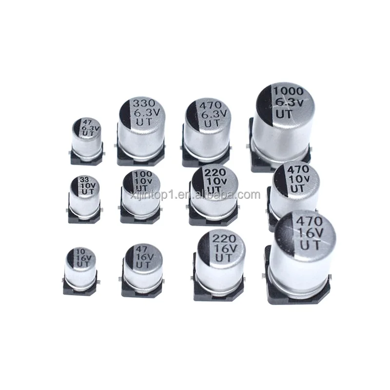 Vt 5*5.4 100uf 10v Aluminium Polarized Water Power Start Kit Car Ceramic Super Chip Aluminum Electrolytic Capacitor