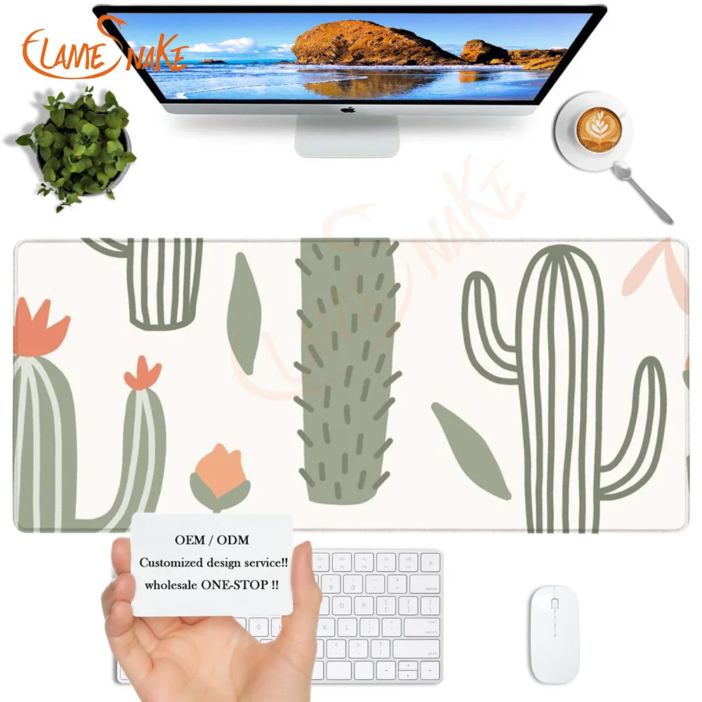 aesthetic Custom Logo Printed  XXXL  Anti-Slip Rubber   Gaming Mouse Pad