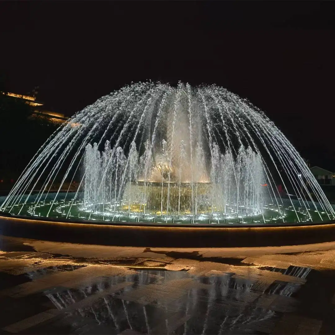 4 Shot Remote Control Wholesale Waterfall Outdoor Frame Water With Lights and Diffus Portable Fountain