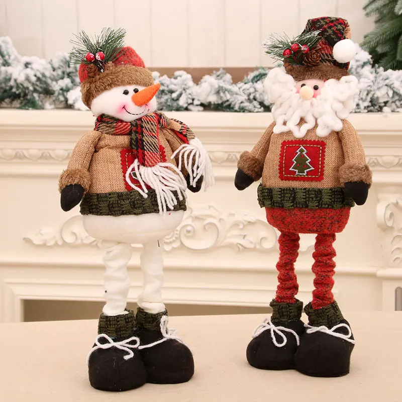 New Christmas Telescopic Dolls Dolls Christmas Gifts Christmas Decorations Santa Claus Dolls