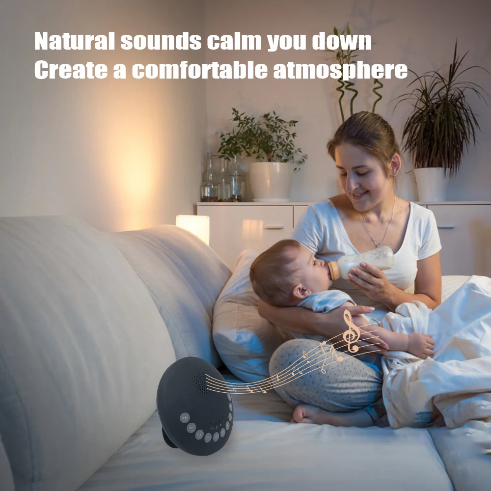 Home Portable White Noise Sleep Machine Stress Relax Sound White Noise Machine for Baby and Adult