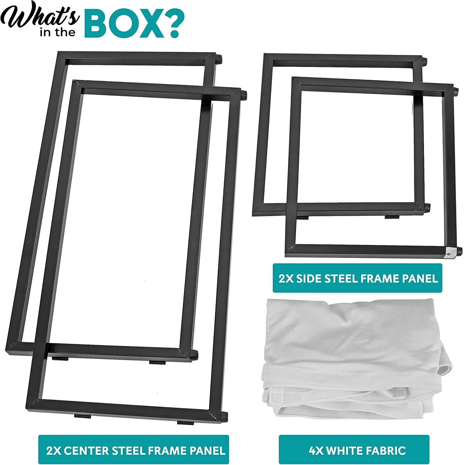 Portable 5.6 ft Tabletop Event Facade Front Board Video Light Projector Display Scrim Panel