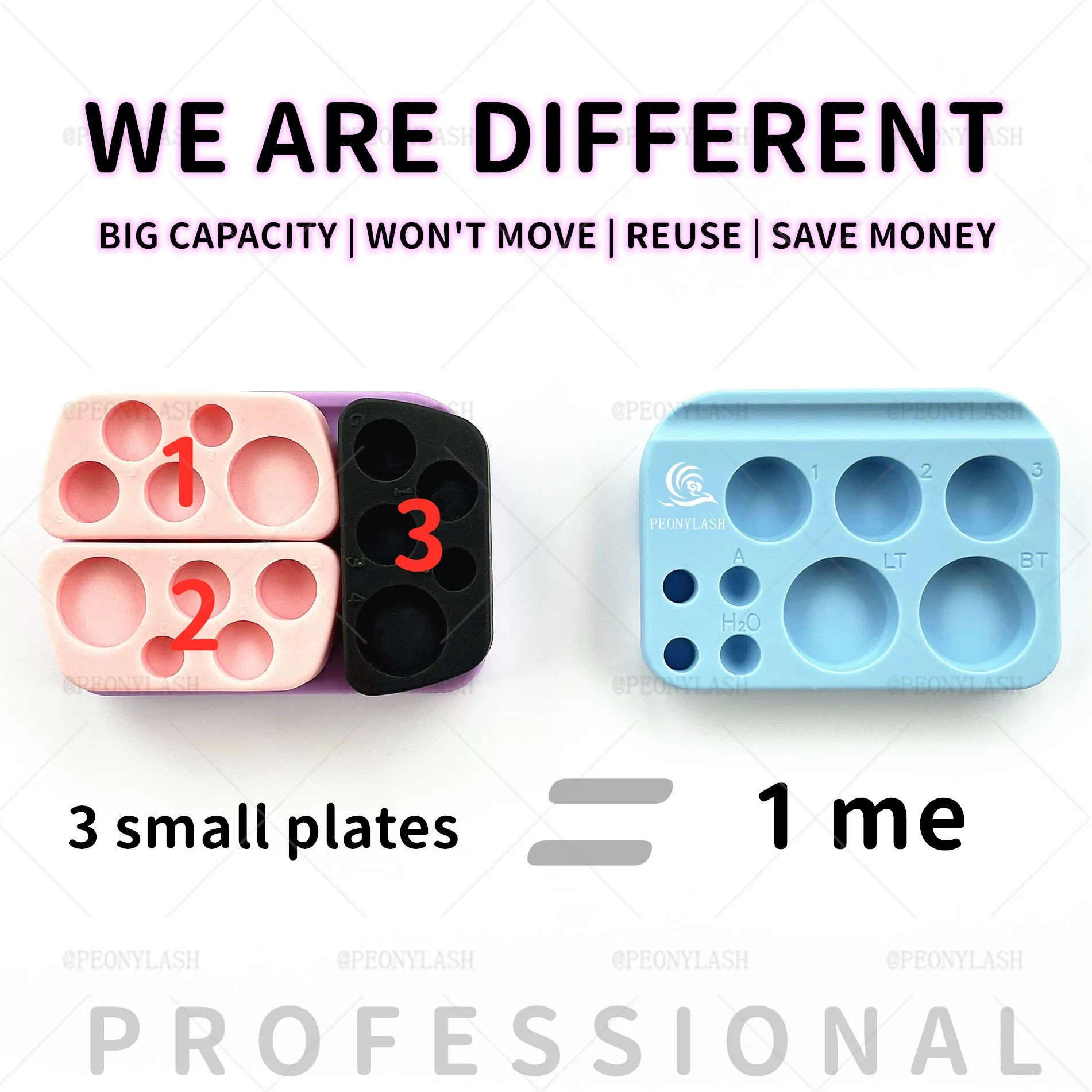 Multifunctional Lash Lift And Tint Pallet Reusable Eyelash Perm Tool Customized Lash Lift Plate