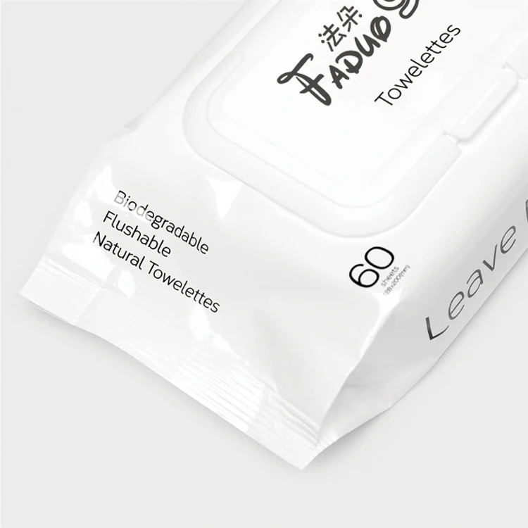 Private label individual wrapped hygiene wipes 100% biodegradable extra large towelette wipes