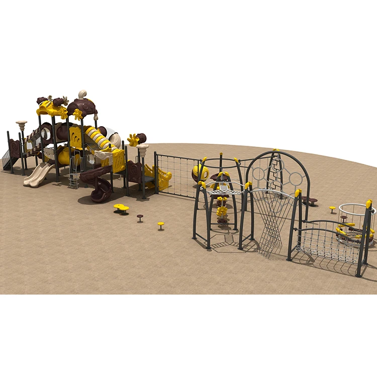 attractive commercial playground climbing frame for toddler amusement kids plastic