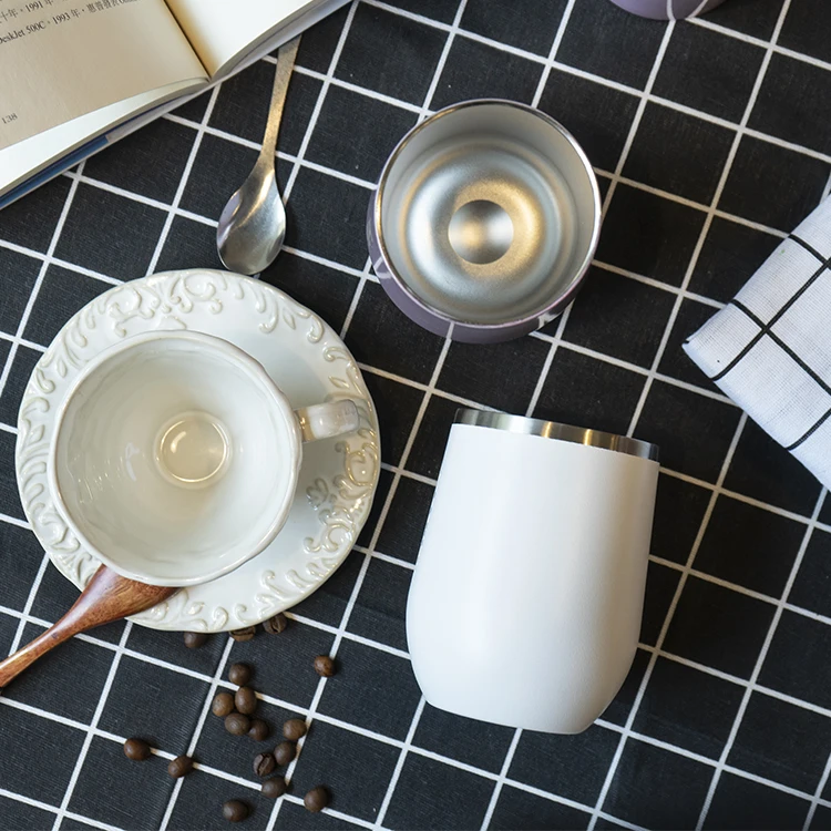 
Custom Coffee Mug Stainless Steel Cup Wine Tumbler with Lid personalized Custom coffee mug stainless steel cup wine tumbler with lid personalized