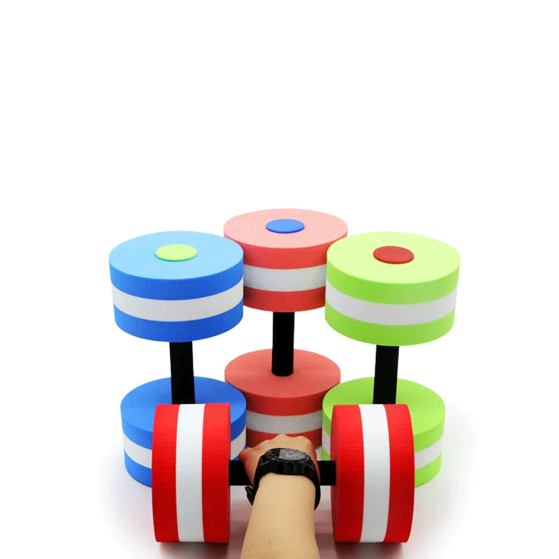 fashion Water Dumbbells Aqua Dumbbells Soft Foam Swimming Barbell