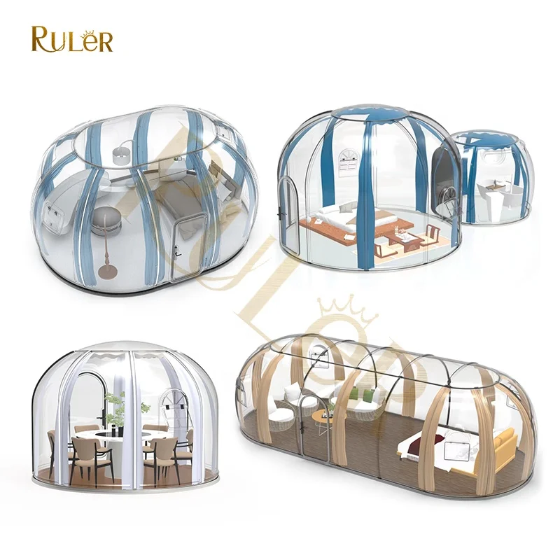 PC Starry Room Dome Camping Hotel Full Transparent Outdoor tent house