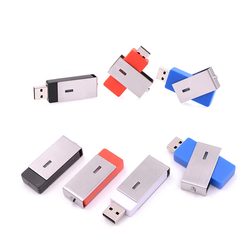 UP87 360 градусов вращающийся USB флэш-накопитель со стальной