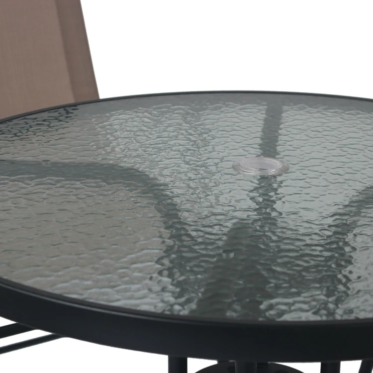 Уличный современный круглый стол matel, складной стул, садовый патио, бистро, набор мебели для балкона, 6 шт.