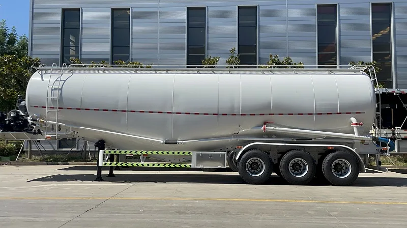 Vehicle Master cement powder tanker transport,bulk cement silo trailer for sale