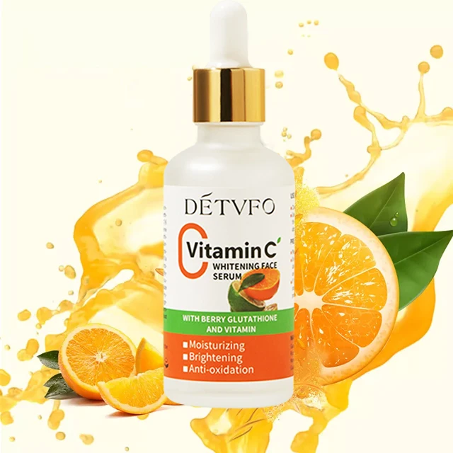 Wholesale OEM private label 100% pure hyaluronic acid skin care facial serum whitening natural organic vitamin c face serum