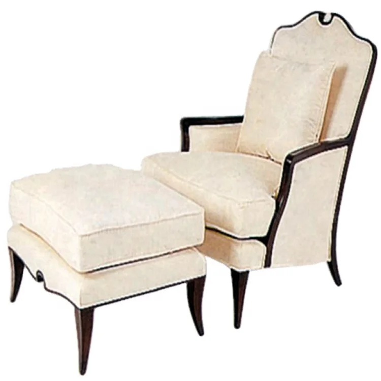 Classic Hotel Furniture lounge one seat sofa high back wing chair  ZC-131