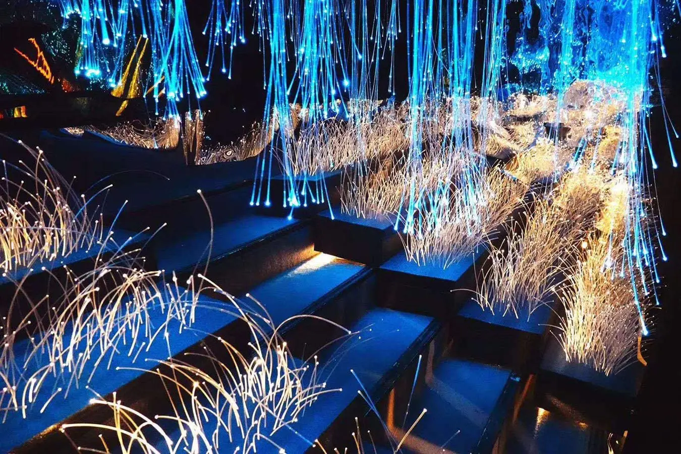 TXPOF led fiber optic lights led car interior ambient acrylic fiber optic tree light ceiling lights star kit twinkle