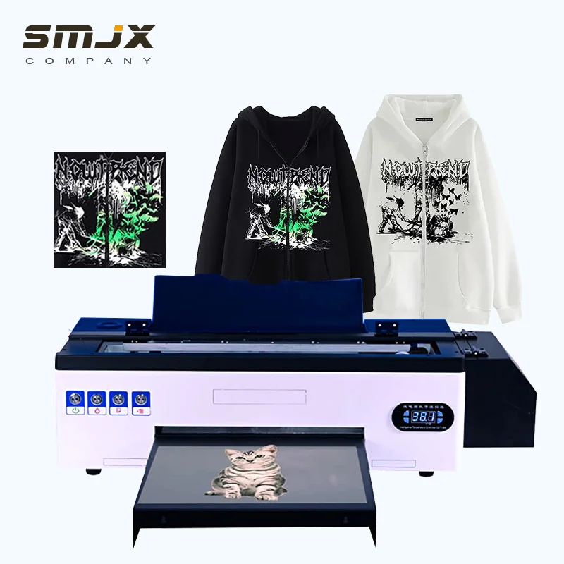 Songmao 100 Pic/h DIY T-Shirt Printing Machine DTF Clothes Inkjet Printer for Small Business