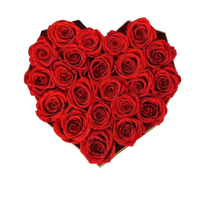 Wholesale preserved flower bouquet for wedding decoration preserved flower eternal flower gift box