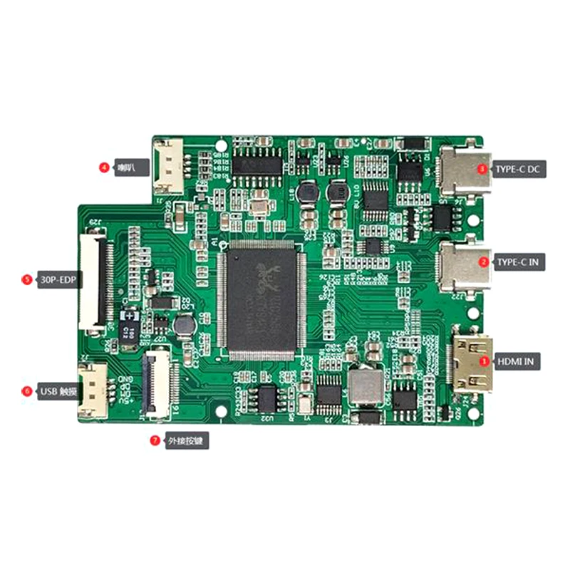 Hdmidisplay 15,6 дюймов ЖК-дисплей на основе тонкоплёночной технологии контроля холодильного агрегата со встроенным TYPE-C функция