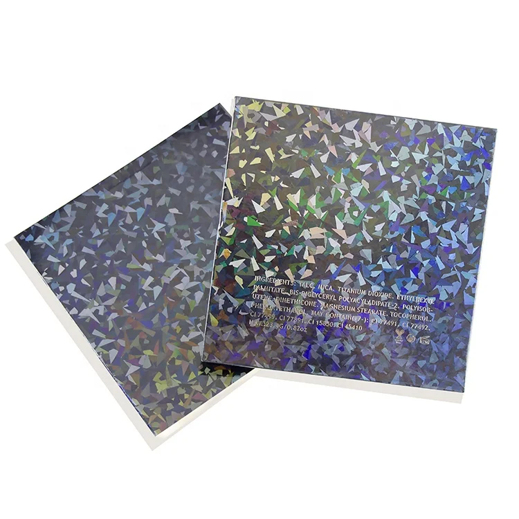 High Quality Shimmer Pressed Powder Private Label Cardboard Highlighter Palette