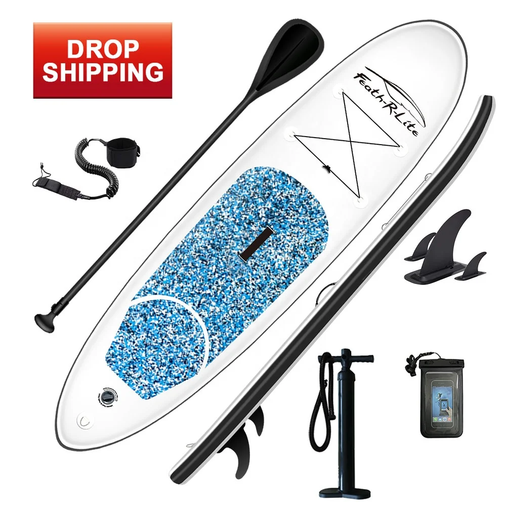 FUNWATER Drop Shipping high quality inflatable surfboard for sale cheap surf stand up paddle board inflatable for unisex